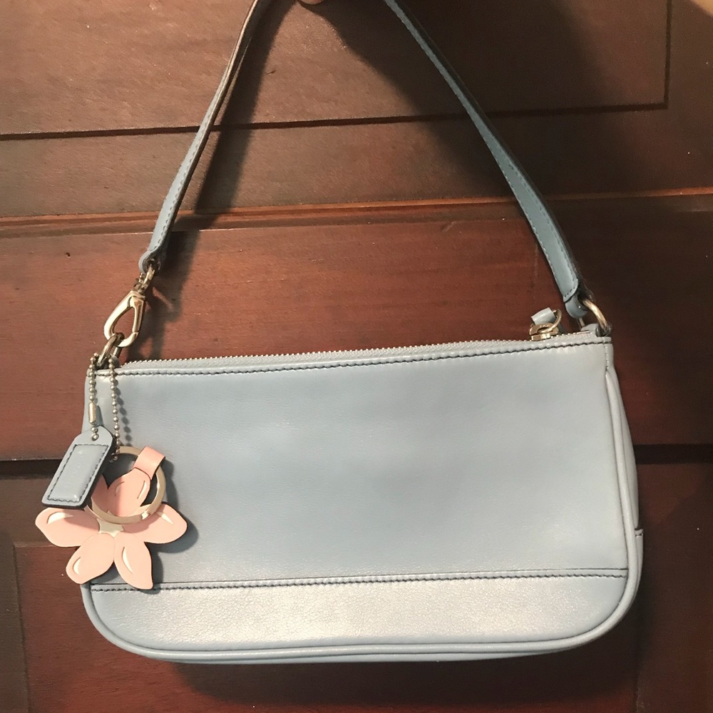 Authentic Coach purse with keychain